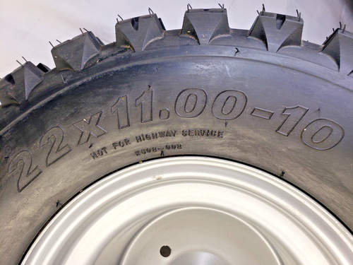 22x11.00-10 TIRE RIM WHEEL 6ply Assembly some Briggs Mowers Tractor 1" ID Shaft - 第 20/23 張圖片