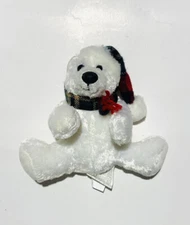 Christmans Plush Polar Bear White 2002 7"