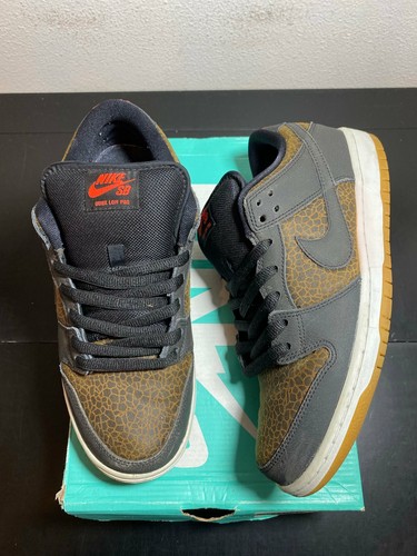 Giraffe Print Nike SB Dunk Low Sz 10 | eBay