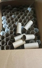 100 Clean Empty Toilet Paper Rolls - Great for Arts Crafts Projects School Play