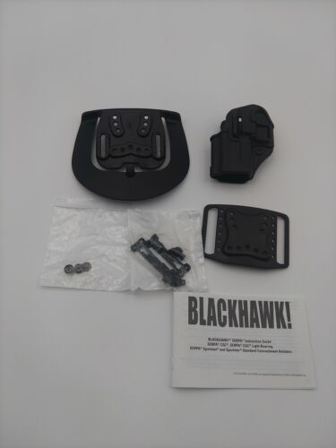 BLACKHAWK #67 Serpa CQC Holster for Glock 42, Left Hand, Black New 01-10005-24 - Picture 1 of 3