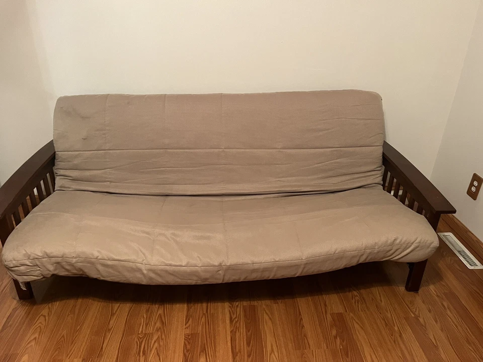 диван-кровать футон с матрасом полный размер - Изображение 2 из 3