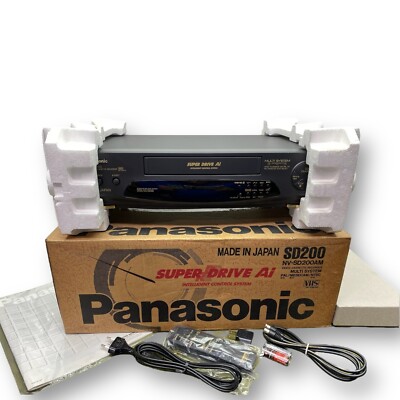 Panasonic NV-SD200 Multisystem VHS Video Recorder Super Drive NTSC Box  NEW