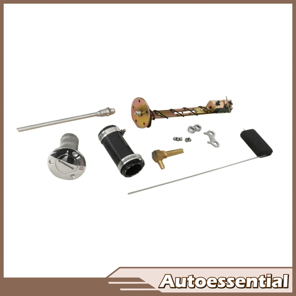 17 Gal Aluminum Fuel Tank Bed Fill Gas Tank Kit for Chevy Pickup Truck 1947-1953 Foto 2 de 4