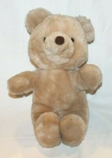 Vintage 1982 Russ Berrie Applause Cuddles Teddy Bear Plush 12" Brown Amber Tan