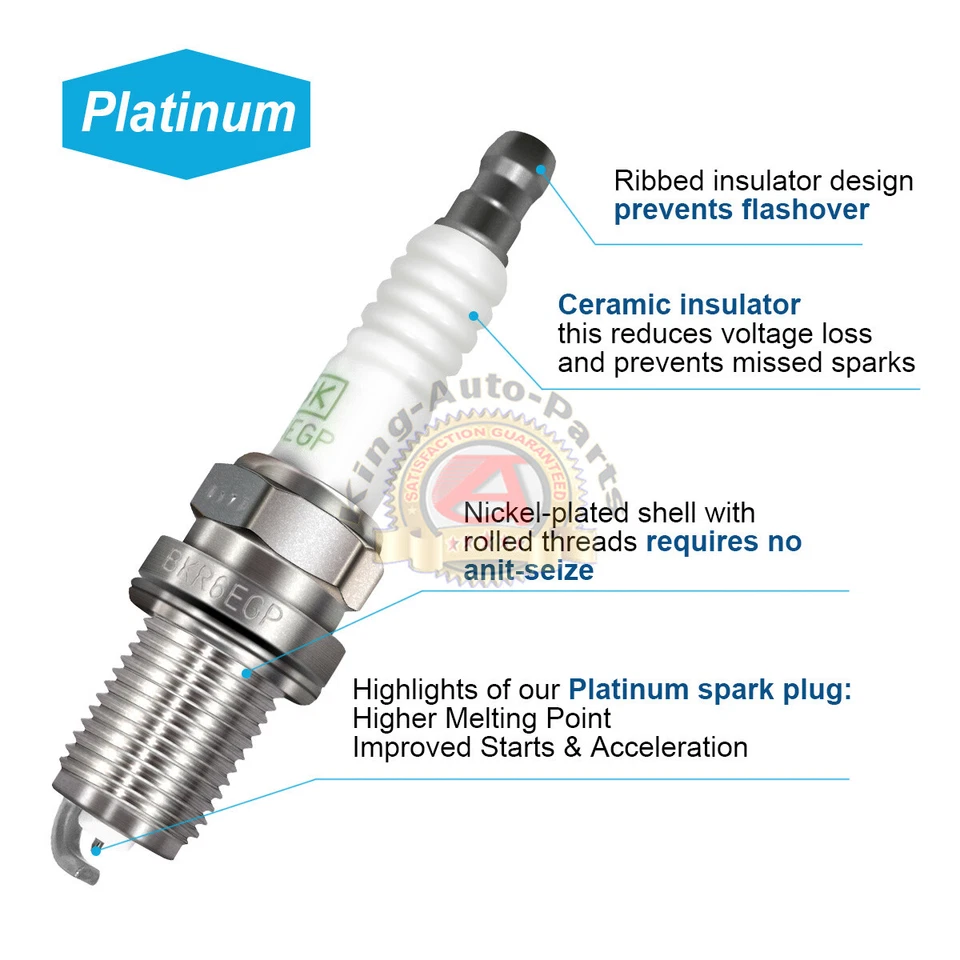 Ignition Coil Pack NGK Platinum Spark Plug For Toyota Camry Corolla Lexus UF333 - Изображение 4 из 4