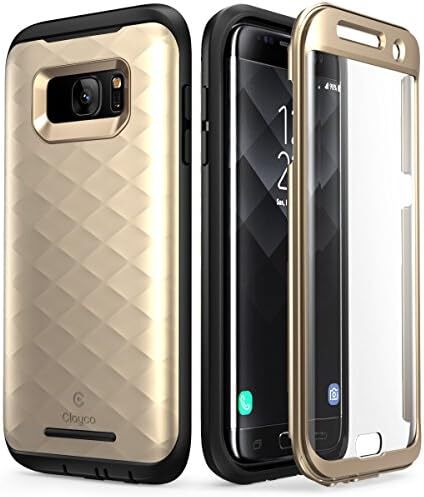 Galaxy S7 Edge Case, [Hera Series] Full-body Rugged Case with Built-in Screen Pr