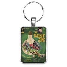 THE TWILIGHT ZONE COMIC Cover Key Ring or Necklace CLASSIC TV SHOW Comic Book