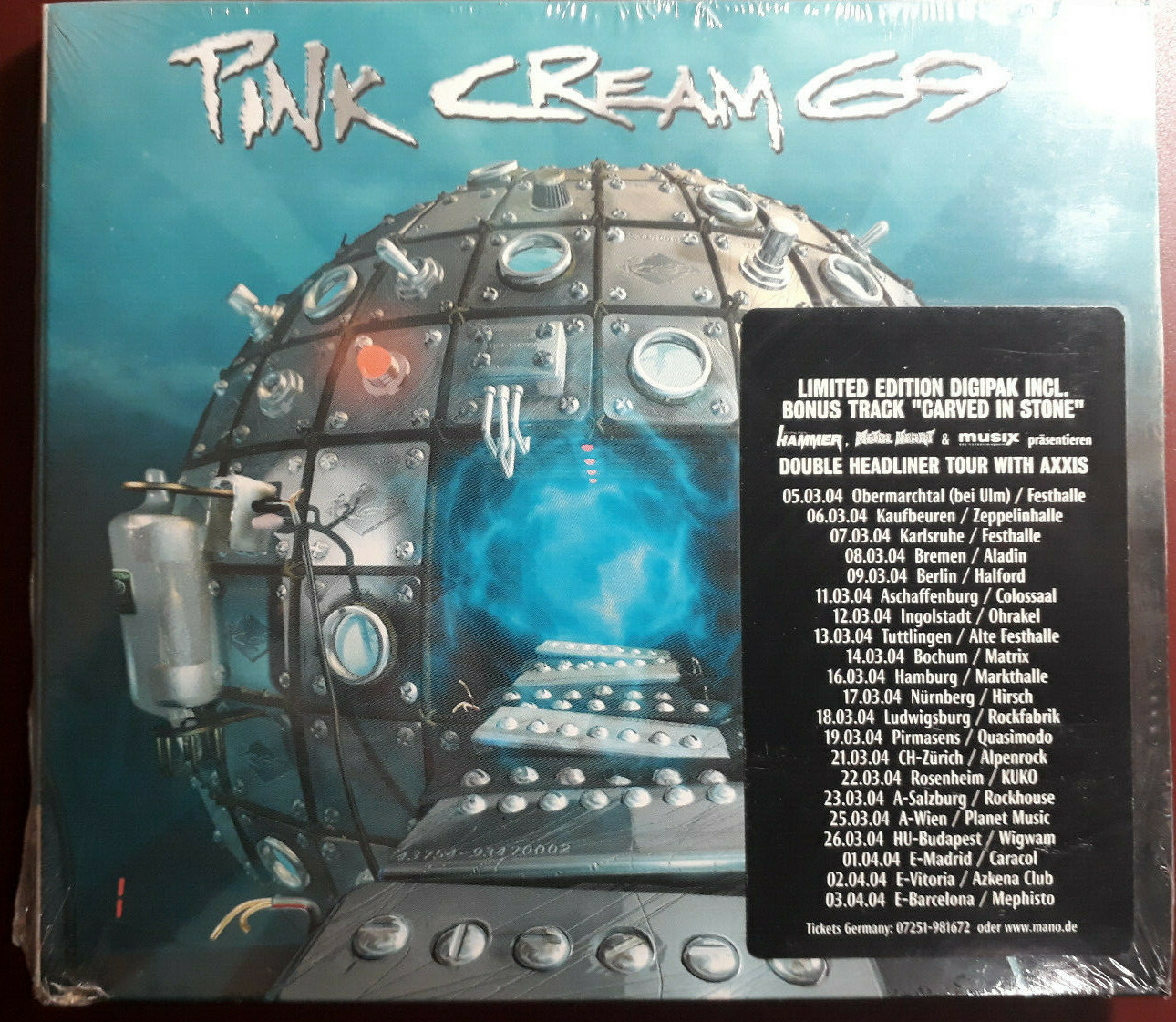 PINK CREAM 69- THUNDERDOME +BONUS*CD BRAND NEW STILL SEALED NUOVO SIGILLATO RARE