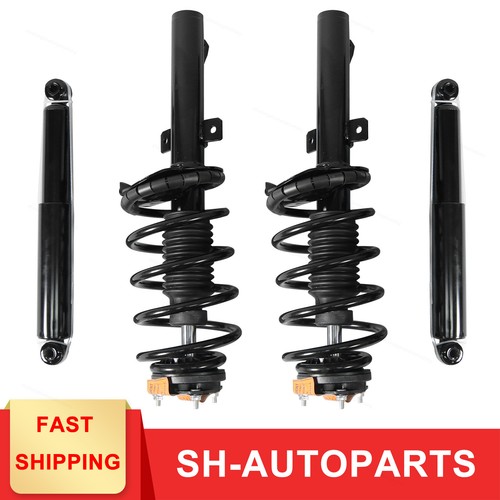 Black Front Rear Strut Shock Absorber Fit for 2010-2013 Transit Connect ...