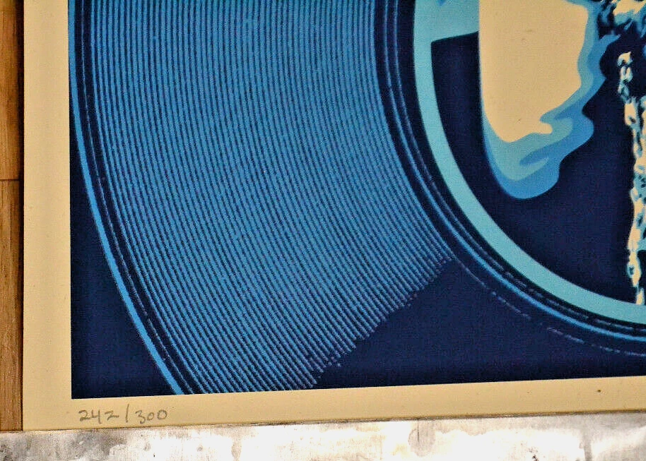 Shepard Fairey OBEY Drop in the Bucket S/N 242/300 18 x 24 in. 2011 RARE OOP - Image 2 of 3