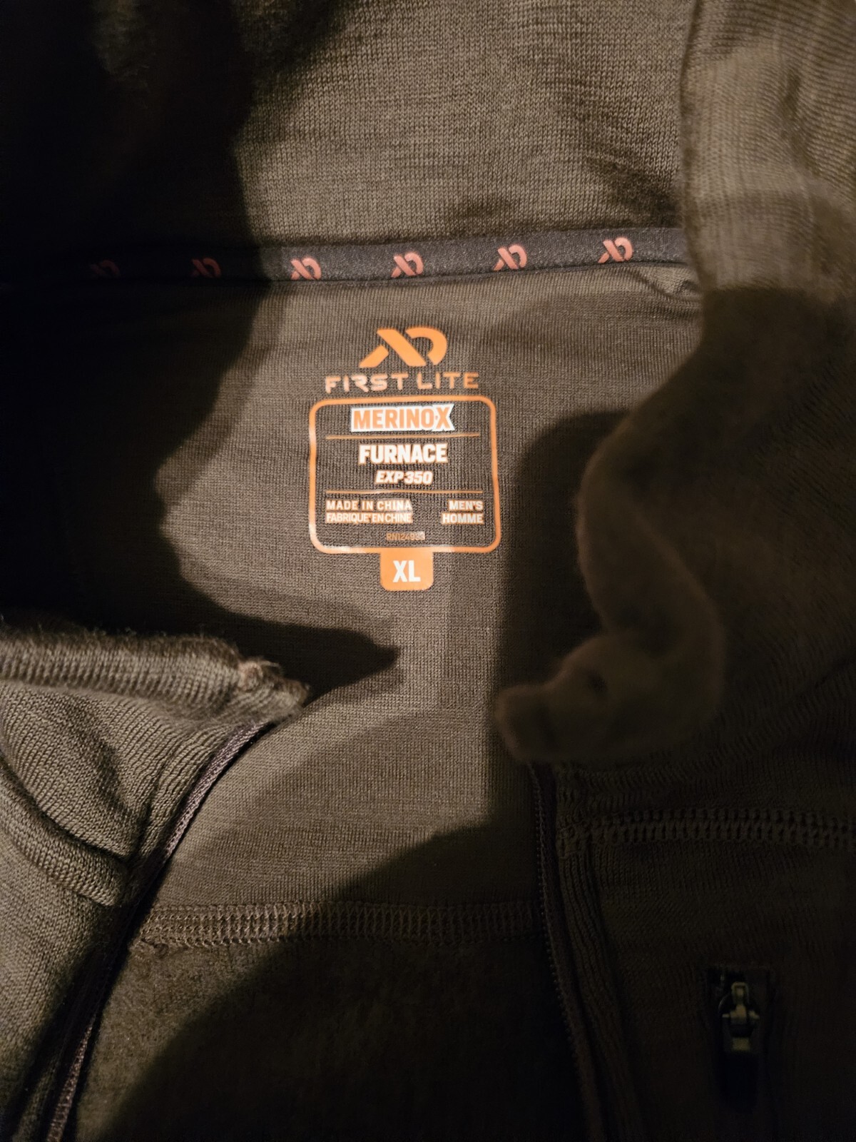 First Lite Furnace Quarter Zip Dry Earth XL eBay