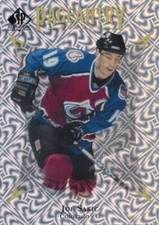 21/22 SP Authentic Joe Sakic Pageantry Insert P-84