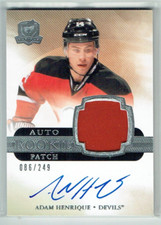 11-12 UD Upper Deck The Cup  Adam Henrique  /249  Rookie  Patch  Auto