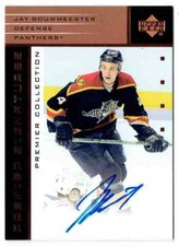 2002-03 UD PREMIER COLLECTION SIGNATURES BRONZE JAY BOOWMEESTER AUTO FLORIDA