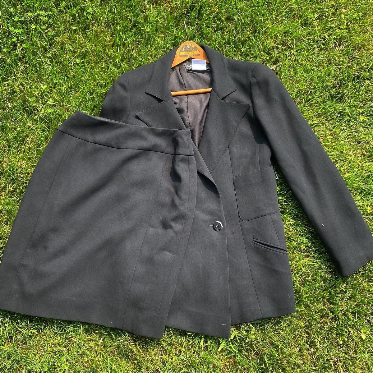 90s skirt top suit set
