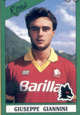 Maillot Roma Giannini 10 1987 Barilla Maillot AS Roma Vintage 1987/88