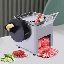 Commercial Meat Cutter Machine Electric Vegetable Slicer Meat-cutting 850W 110V