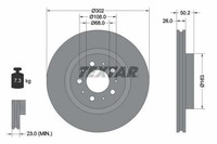 Bremsscheibe Volvo P. S70/V70/C70 96-02