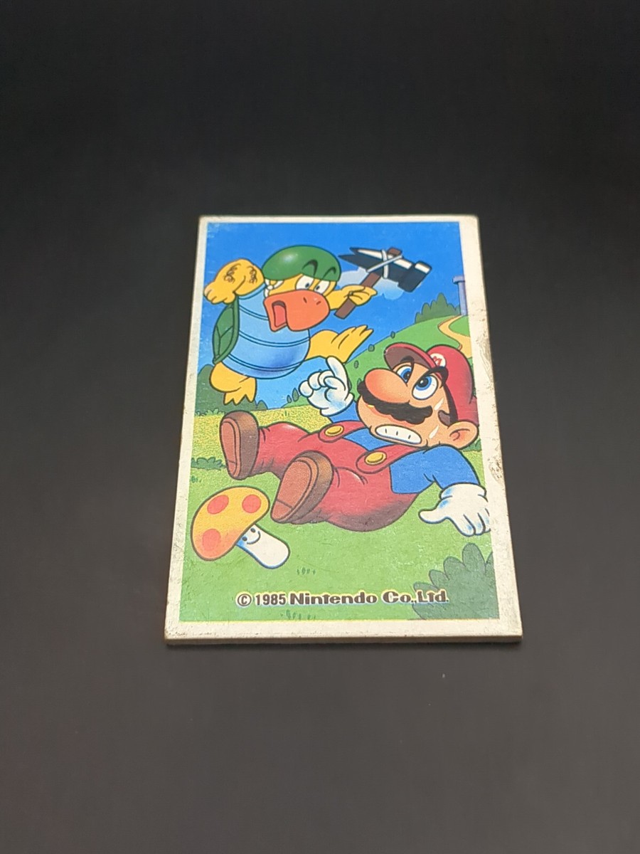 その他 mario MARIO Hammer Bro SUPER MARIO BROS Card Menko 1985 Nintendo Vintage