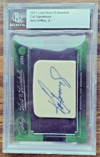 2011 Leaf Best of Baseball Cut Signatures Autograph Ken Griffey Jr.  HOF