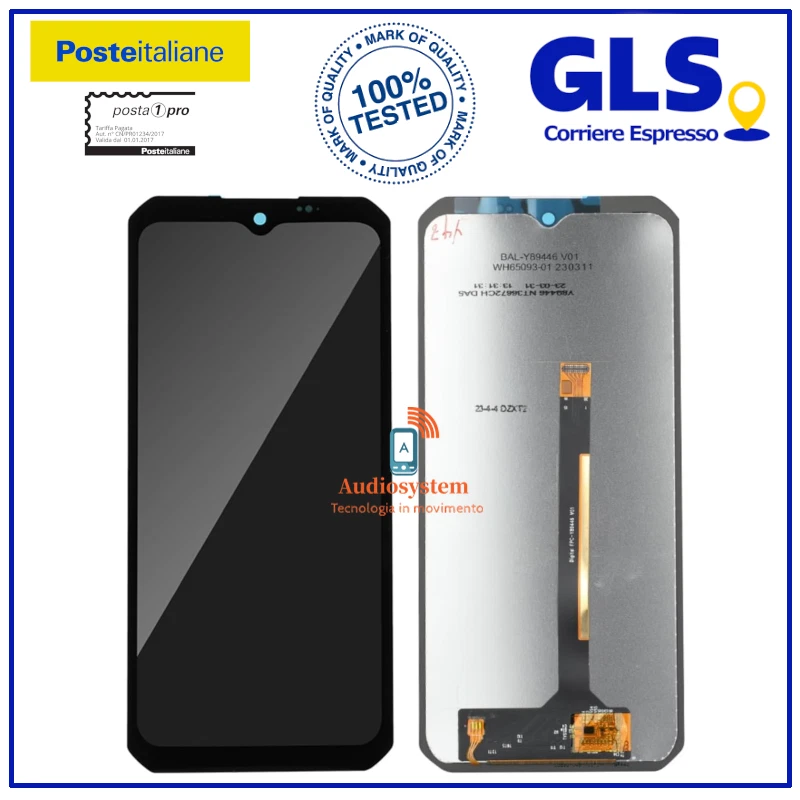 DISPLAY LCD PER OUKITEL WP22 /WP22 PRO TOUCH SCREEN