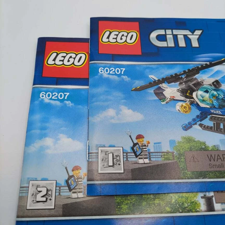 Lego City 60207 INSTRUCTION MANUALS ONLY Sky Police Drone Chase