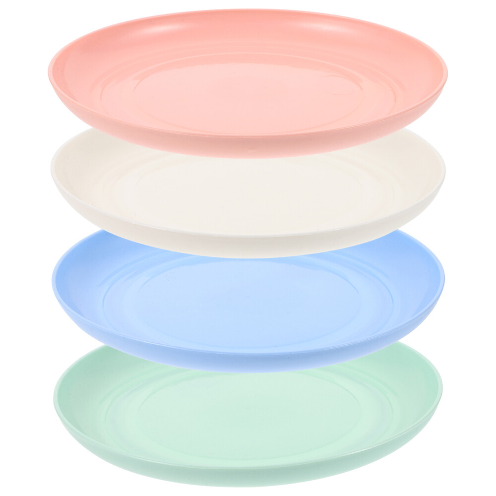 Pcs Pet Plate Shallow Bowl Cat Food Tray Set Dishes for Flat