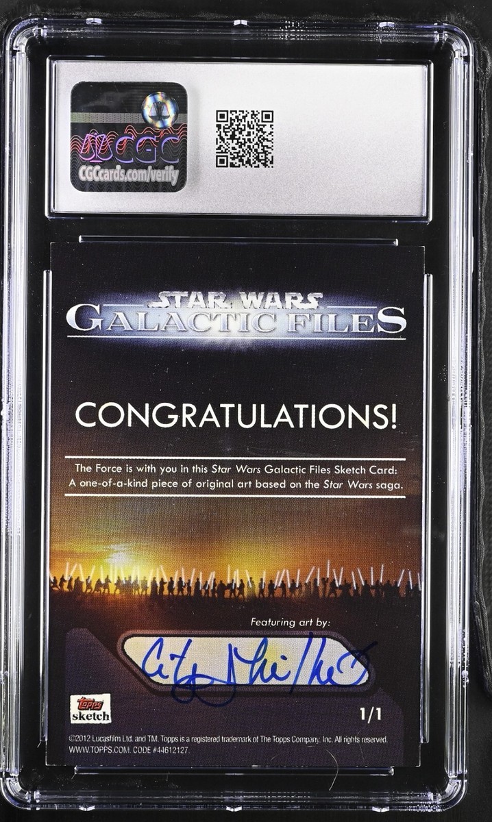 Topps Star Wars Sketch Card 1/1 - Jabba the Hutt - Christopher