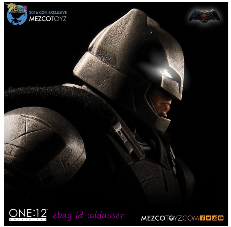 Mezco Toyz 1/12 DC Batman VS Superman Batman Armored Edition