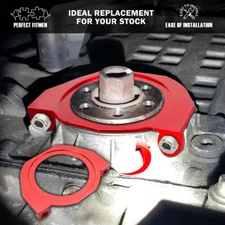 N55 S55 N54 N52 Crank Seal Guard For BMW 128i 135i 328i 528i M2 M3 M4 Red Belt