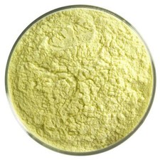 Bullseye Glass Frit Canary Yellow Opal Powder 1lb. 90 COE