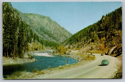 Everett Wenatchee WA Cascade Mountains Hwy 2 Washington Postcard