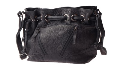 Greenburry Ledertasche schwarz Damentasche Handtasche 