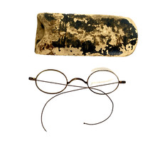 Pair of Antique Spectacles  Case