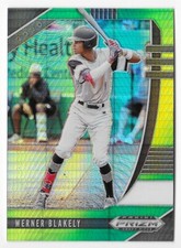 2020 Panini Prizm Draft Picks Rookie Parallels Tiger Stripes Lime Green #ed More