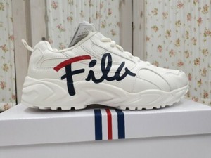 fila beige trainers