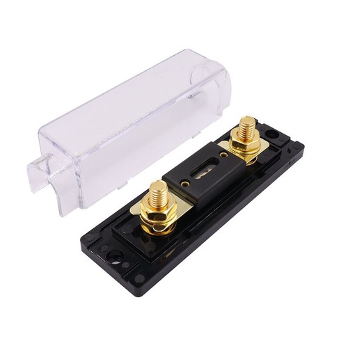 2x 300A Gold ANL Fuse Holder 2/0 or 1/0 0 Gauge AWG W/300Amp Fuse Block Fuse Box - Picture 5 of 10