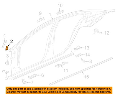 GM OEM 18-20 Regal Sportback Uniside-Fender Mtg Bkt 13489034