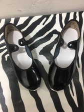 Girls Tap Size 9 1/2 Black Patton Leather