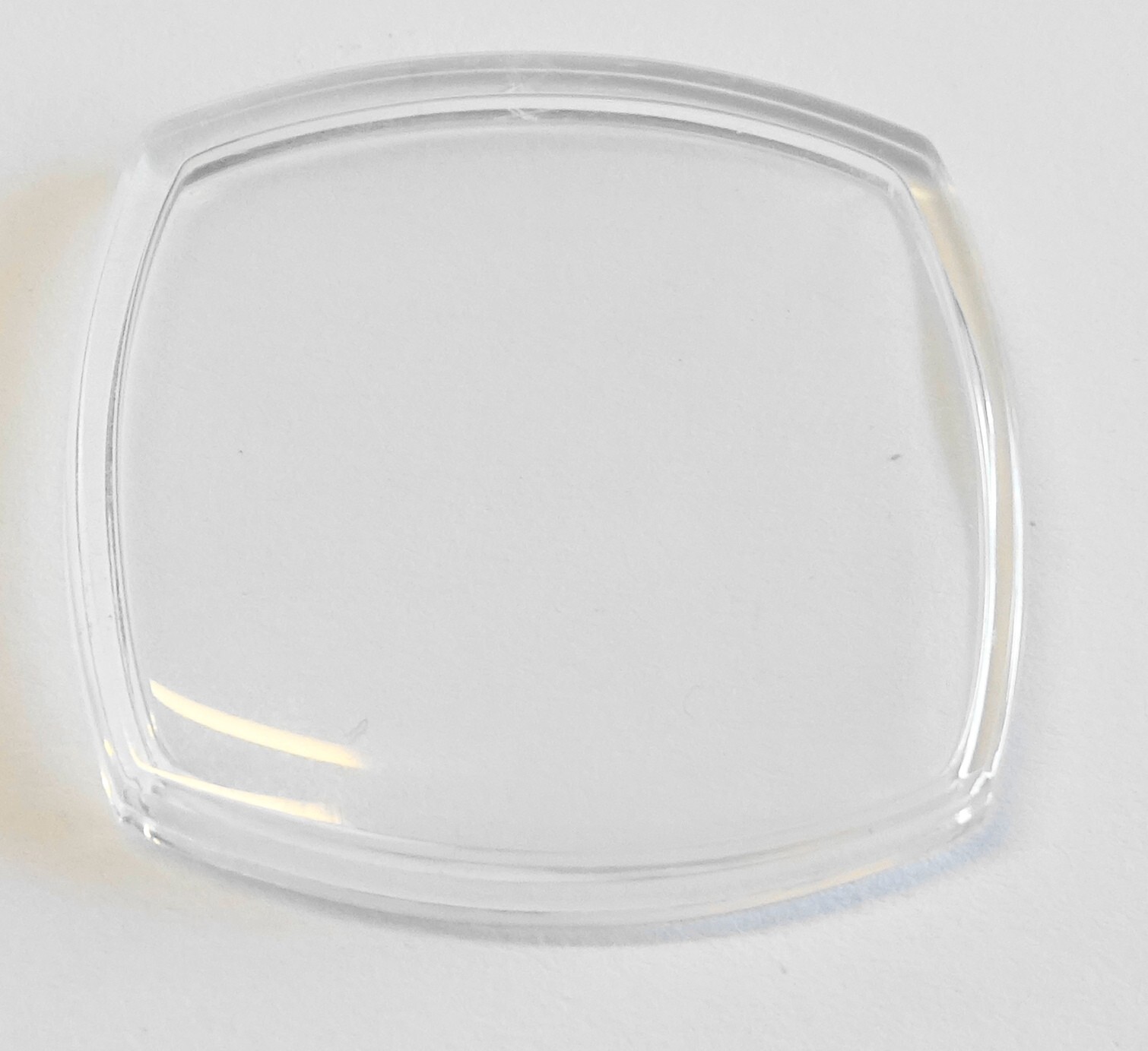 Square Glass 28 Mm Height 3.20 Mm Rounded Edges