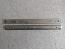 22" Full Extension Drawer Slides 100 lb. Ball bearing. Side mount.