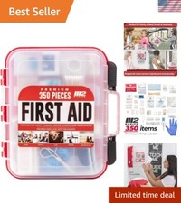 350 Piece Professional First Aid Kit  Wall Mountable, Durable  Comprehensive