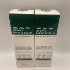 Two (2) SOME BY MI AHA BHA PHA 30 Days Miracle Serum 50ml