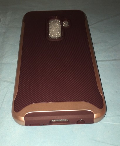 Torras Hybrid Galaxy S9 Plus Etui Hornet Serie Burgund/Roségold dünn schützen - Bild 5 von 5