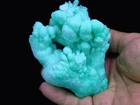 GREEN, BLUE BOTRYOIDAL  ARAGONITE - La nava mine from Spain /  10 x 8 x 6cm