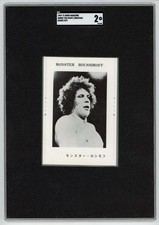 1969-72 GONG MAGAZINE ANDRE THE GIANT MONSTER ROUSSIMOFF ROOKIE CARD RC SGC 2