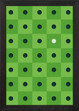 Abstract golf course Framed Wall Art Poster Canvas Print Picture