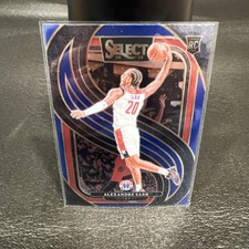 2024-25 Panini Select - Premier Level Alexandre Sarr #185 Blue (RC)