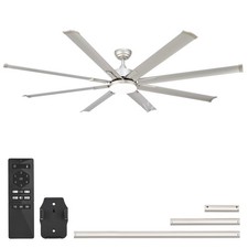 42 Inch Modern Ceiling Fan with Light  Remote Control - DC Motor Quiet Flush